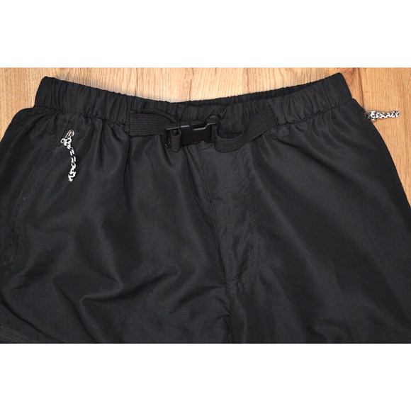 Jack Wolfskin Convertible Pants Mens XX Large Stretch Waist 28"-37" Black Travel - Picture 3 of 7